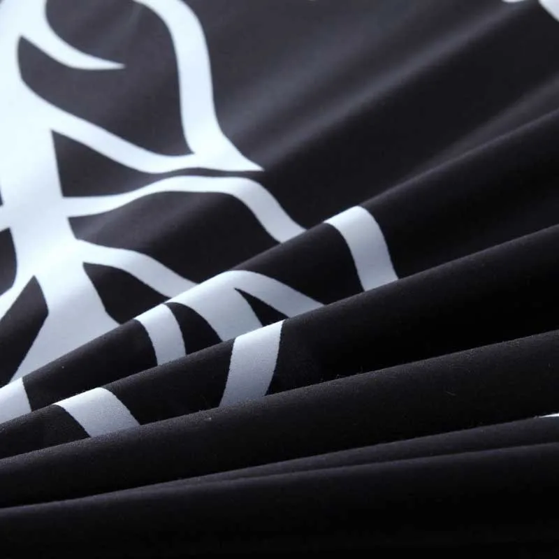 Комплект постельного белья на Хэллоуин простыня в стиле черепа Королевский