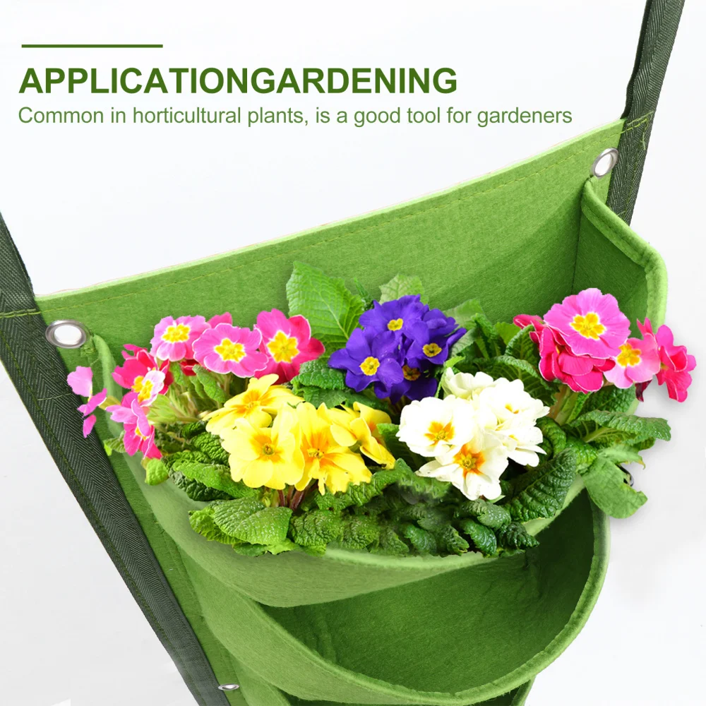 

Greening Plant Bag Wall-Mounted Plant Pouch Bag Indoor Garden Nursery Bag
