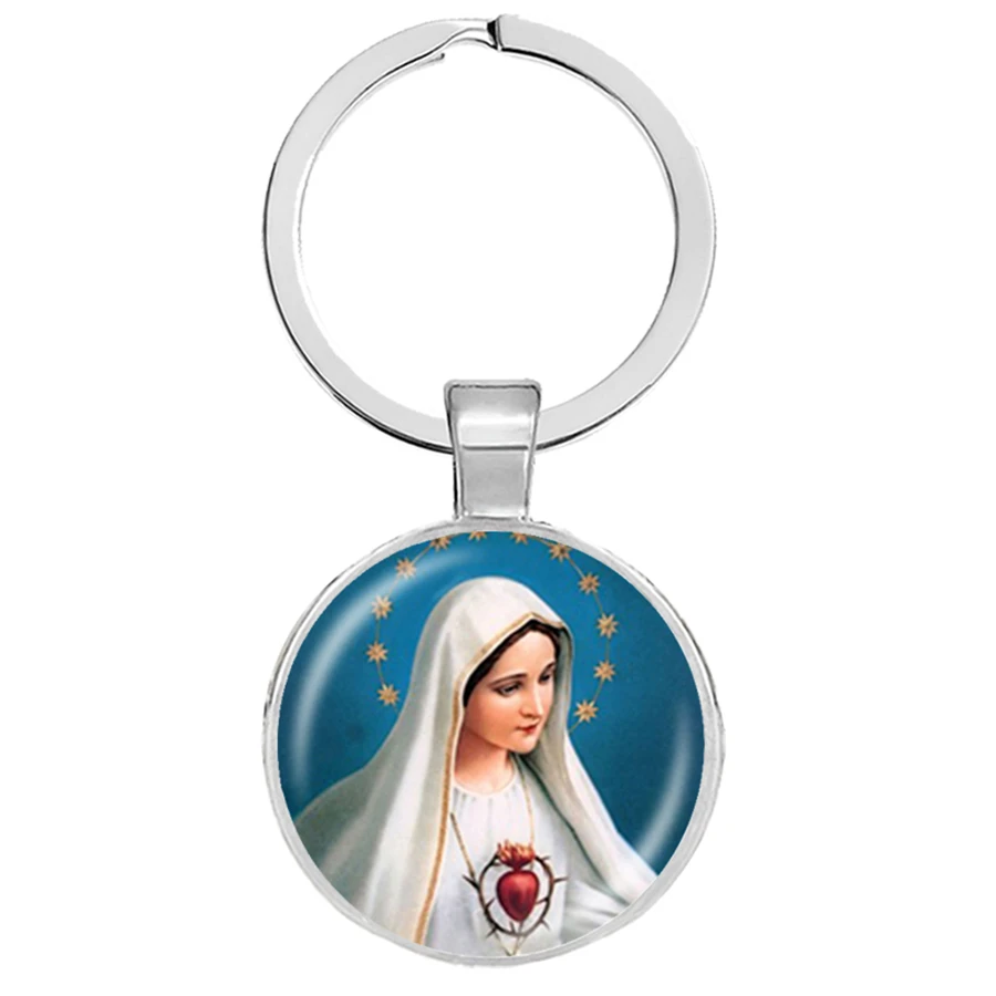 Девы Марии матери Детские брелоки Иисус Христос христианский Подвески Брелоки