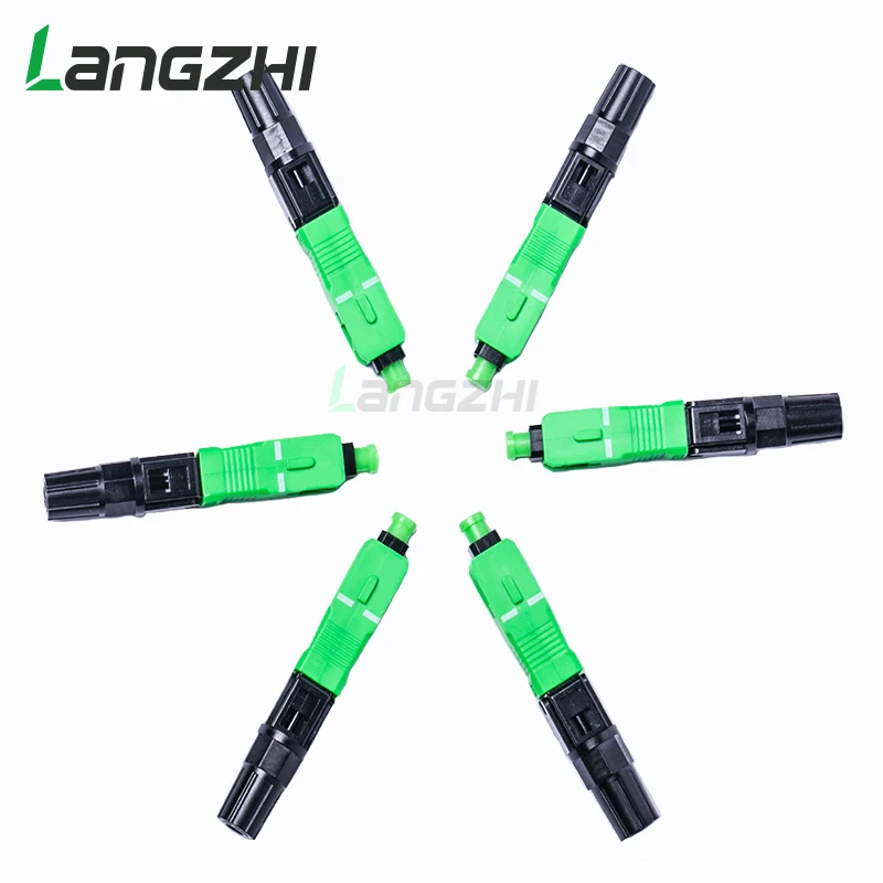 Бесплатная доставка 100 шт./кор. FTTH SC APC одномодового Оптическое волокно apc Быстрый