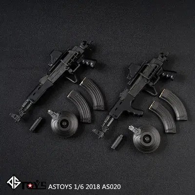 Экшн фигурки модели ASTOYS AS030 AK47 AKM модель российского оружия черная версия