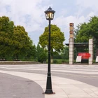 (H 2,4 м) уличная лампа для двора, уличная лампа в европейском стиле, водонепроницаемая ретро-лампа для коридора, виллы, уличная лампа с высоким полюсом