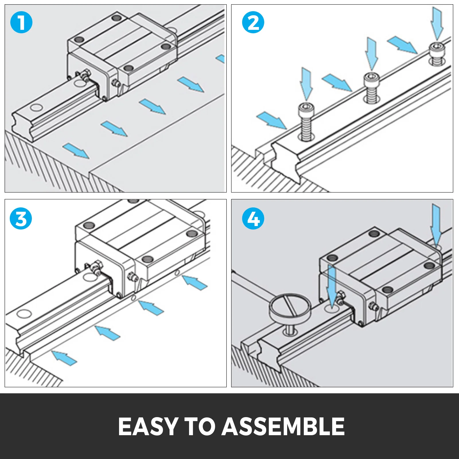 

VEVOR HGR20 700-2000 2 . + 4 . CNC DIY W/ BF12/BK12