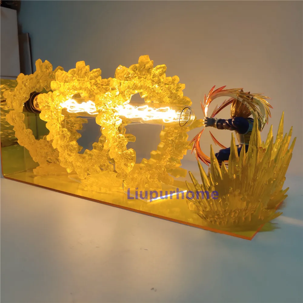 Dragon Ball Z Vegeta светодиодный настольный светильник светодиодное декоративное освещение Lampara для украшения дома Жемчуг дракона супер фигурка Вегета Рождественский подарок