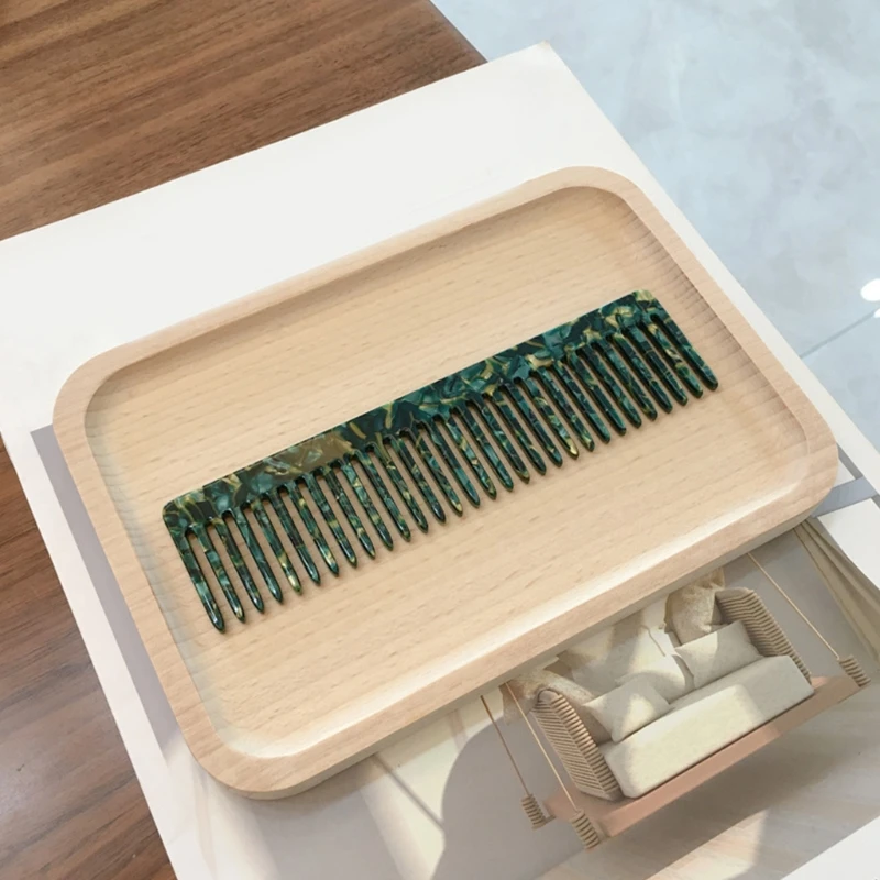 

2Pcs Acetate Hair Claw Clip with Comb Set Tortoise Shell Barrette Hair Accessory A0ND