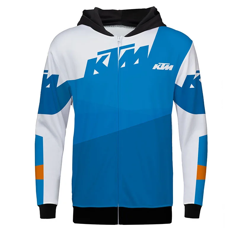 

Для KTM мотоцикла синий Мотокросс команда гонок на молнии флисовый хлопковый свитшот для езды по бездорожью скутеру квадроцикла куртка