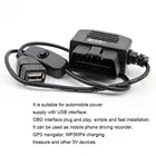 Понижающий кабель для сбора мощности интеллектуального бортового регистратора, USB-модуль, порт от 12 В до 5 В, мониторинг парковки, автомобильный аксессуар