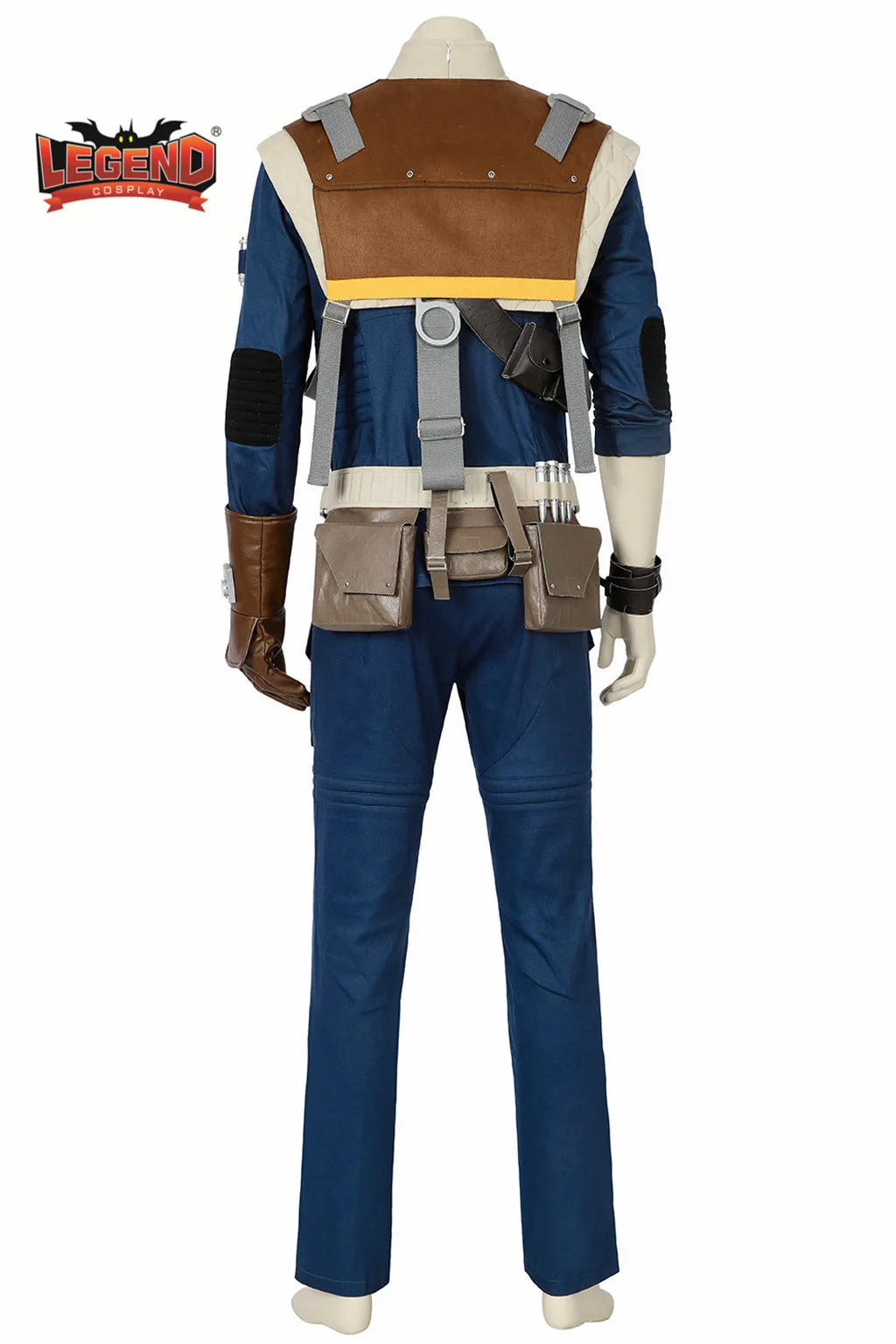 SW Jedi Fallen Order Cosplay Costume Halloween Outfit Shoes Cal Kestis Costume outfit Uniform Halloween Carnival Costumes