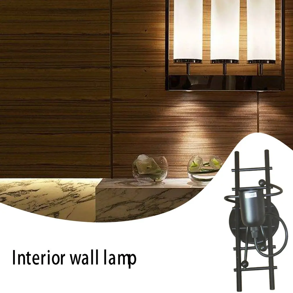 

Humanoid Creative Wall Light Indoor Wall Lamp Modern Wall Sconce Light Art Decor Iron E27 Base for Bedroom Children Room Kitchen
