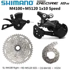 Переключатель передач SHIMANO DEORE M4100 10 в, Звездочка для кассеты переключения передач 11-42T11-46T, маховик и задний переключатель M5120 HG54 цепь 10S