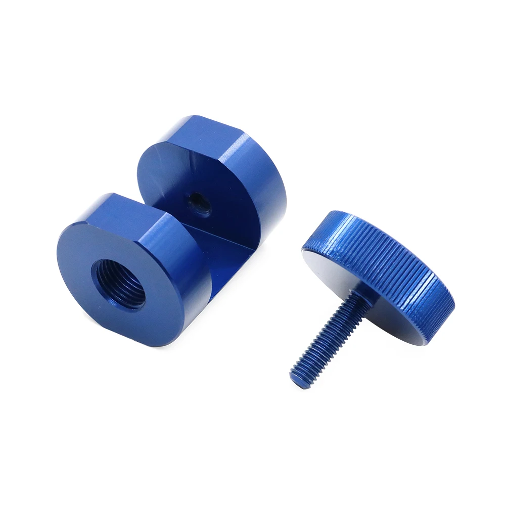Engine Spark Plug Tool Universal 12mm 14mm M14 X 1.25 Gapper Gapping Sparkplug Caliper Red and Blue |