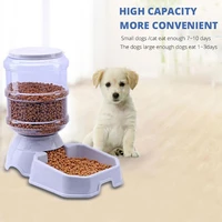 40hot3 8l automatic pet feeder dog cat drinking bowl large capacity water food holder