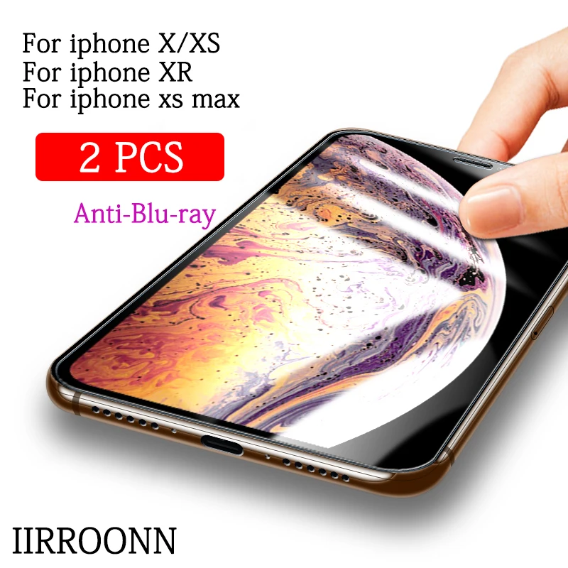 Закаленное стекло для iphone X XS XR MAX Защитная пленка экрана с полным покрытием xs max xr x