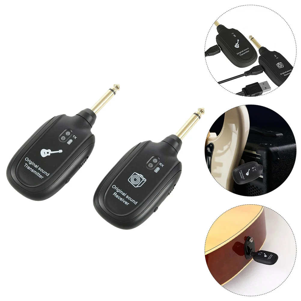 

1 Set Wireless Guitar Transmitter Receiver Guitar Pickup Guitar Accessories