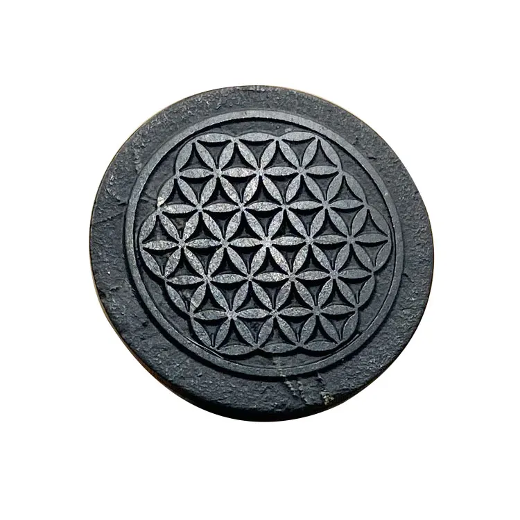 Природный драгоценный камень shungite мобильный телефон plates необработанный anti-radaitaion