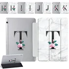Защитный чехол для Huawei MediaPad T5 10 10,1 дюймаMediaPad T3 10 9,6 дюйма, 26 букв, складной чехол из искусственной кожи