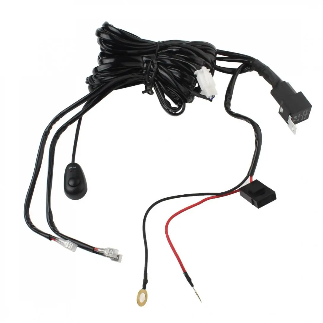 Универсальный 12V 40A автомобильный противотуманный светильник контроль релейного