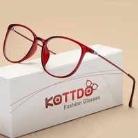 kottdo new fashion eyeglasses women square plastic spectacles optical glasses frame transparent clear retro myopia eye glasses