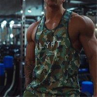 2021 mens fitness gym tank tops men camouflage sleeveless shirt male mesh breathable sports vest undershirt gym running vest men