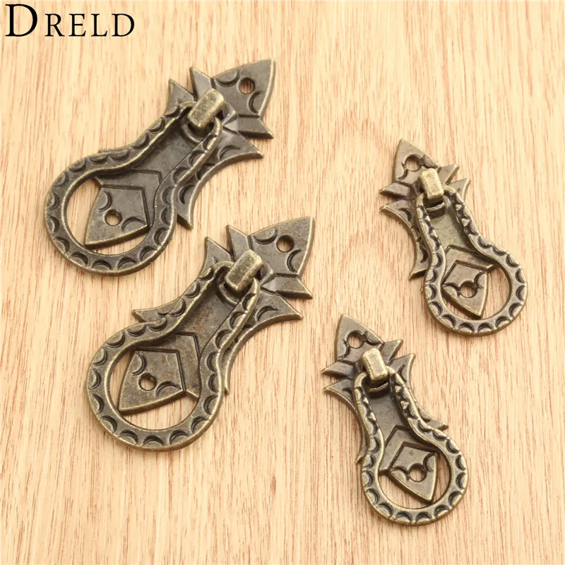 Мебельные ручки DRELD из античной бронзы винтажные для шкафа и в стиле ретро