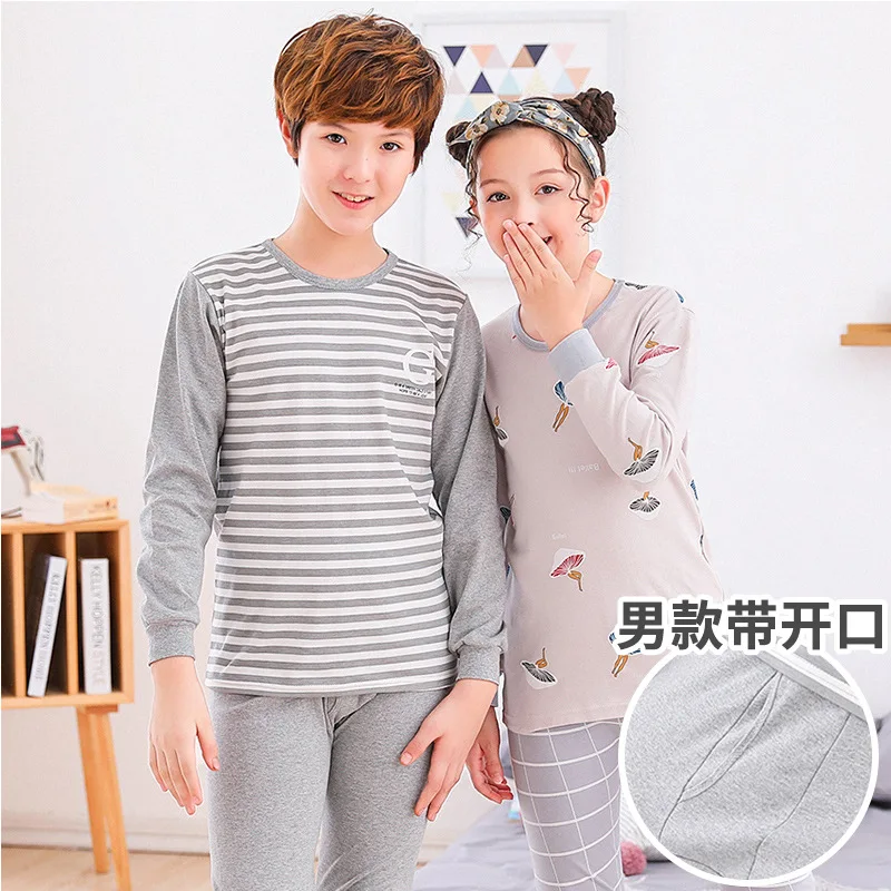 

Kids Cartoon Sleepwear Cotton Pyjama spring Autumn Kids Pajamas Set Girl Clothes Nightwear Boys Pijama