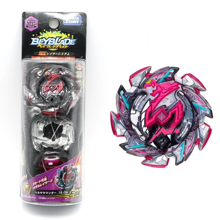 Оригинальная игрушка TOMY BEYBLADE Burst B-113 серии Super Z Хелл салат манда взрывная