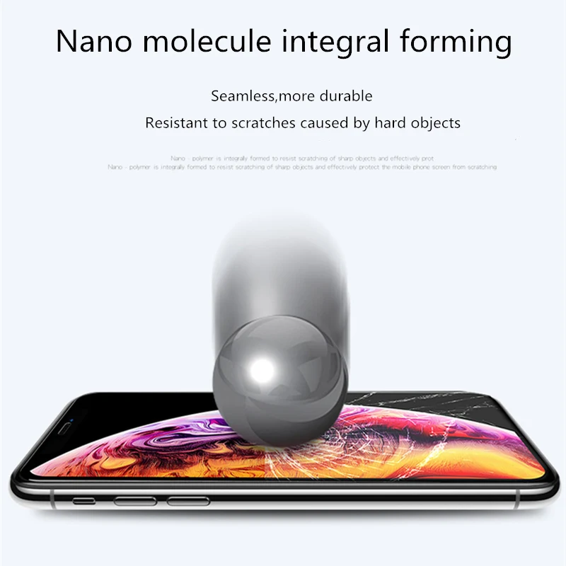 Антишпионское закаленное стекло для iPhone 6 6S 7 8 Plus X Защитное сохранения личной