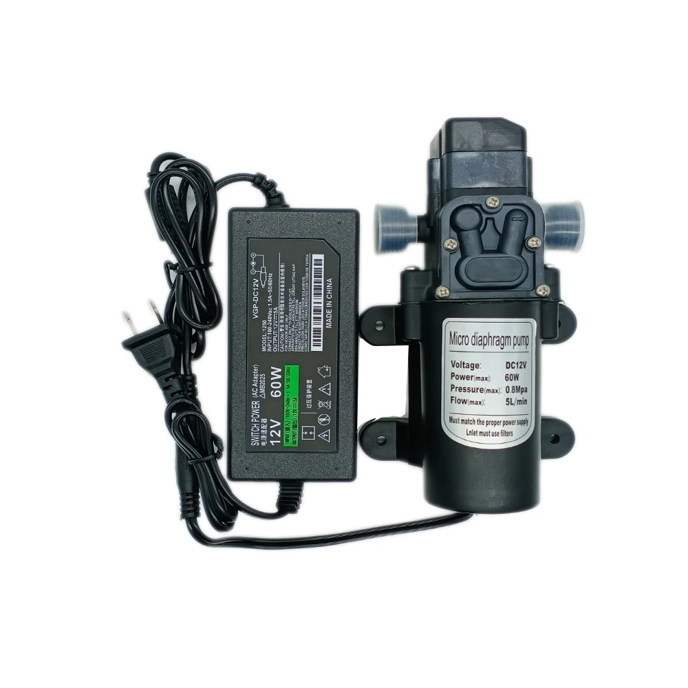 Электрический диафрагменный насос система для удаления пыли и распыления 12 В м