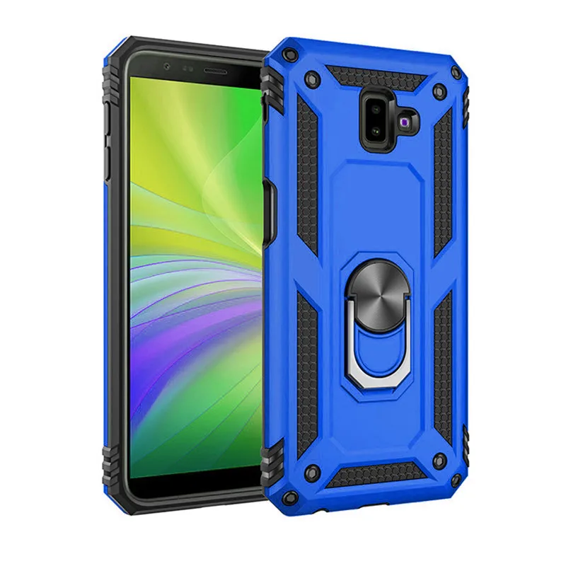 Чехол для Samsung J6 Plus с магнитным кольцом и подставкой Galaxy 2018 J 6 + J6Plus Prime SM-J610FN/DS |