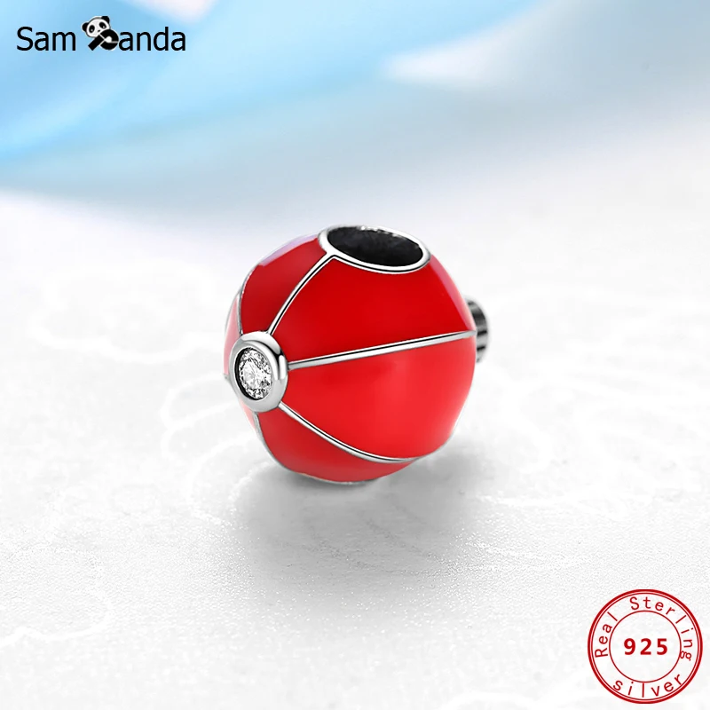 100% бусины из стерлингового серебра 925 очарование в традиционном китайском стиле