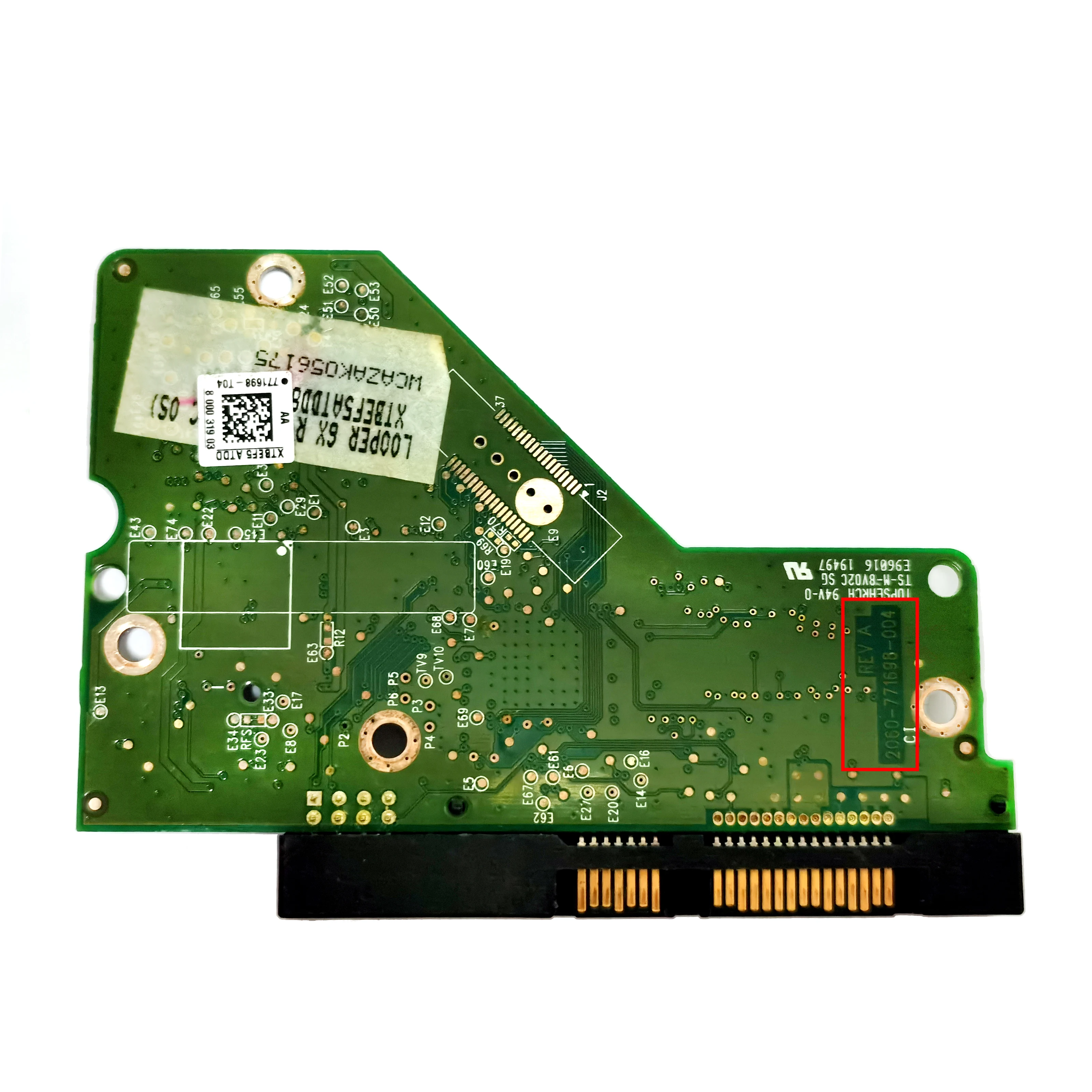 100% оригинальный хороший тест PCB Логическая плата 2060-771698-002(004) REV A/P1/P2 для WD 3 5 SATA