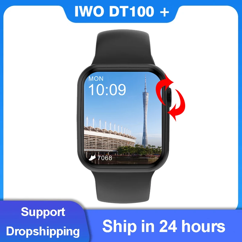 

IWO DT100 + 2021 Smartwatch DT18 44MM 1.78 Inch Bluetooth Call Smart Watch Men Women ECG for iOS Android PK W37 W56 Smartwatch