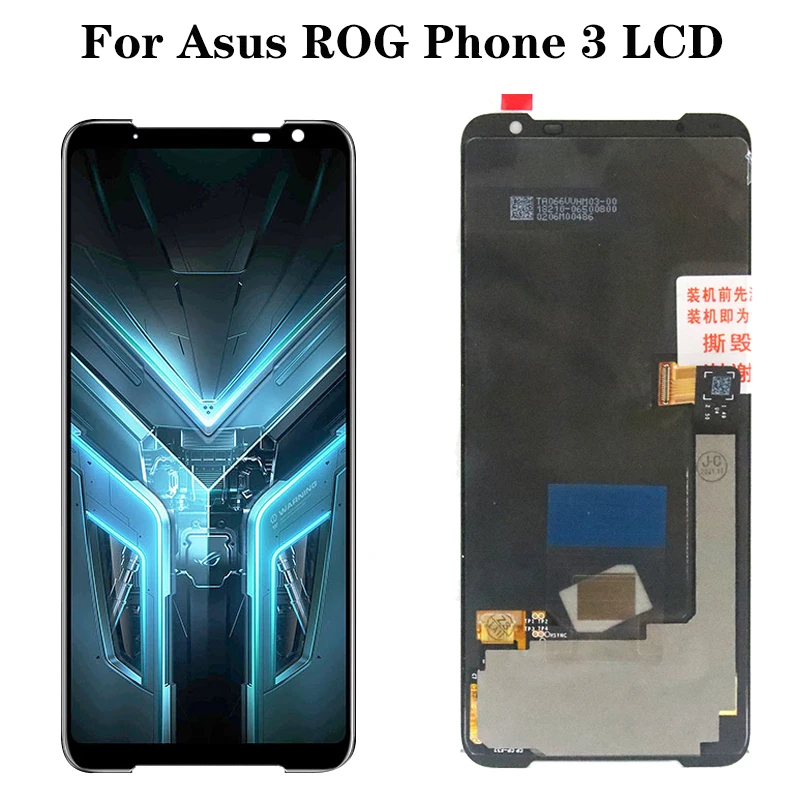 6 59 &quotоригинальный Amoled для Asus ROG 3 ZS661KS ЖК-экран + сенсорная панель дигитайзер Phone