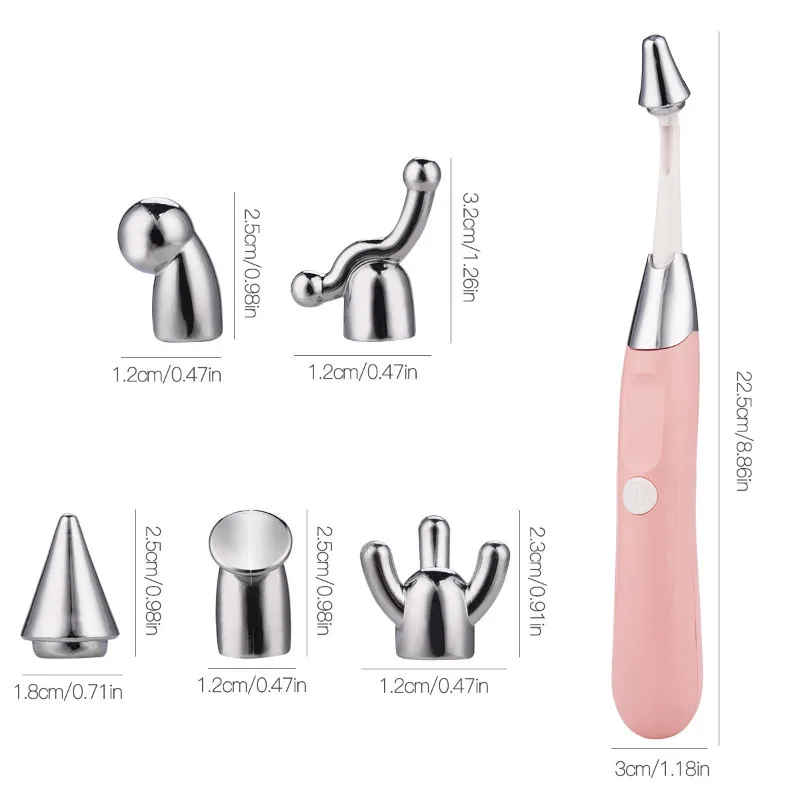 

6 In 1 Multifunction Skin Care Tools Electric Eye Massage Pen Facials Vibration Beauty Equipment Face-Lift Wrinkle Massager
