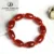 JD бренд 13*18 мм в форме бочонка красный агат бусины браслет Высокое качество большой натуральный камень ювелирные изделия подарок для мамы оптовая продажа - изображение