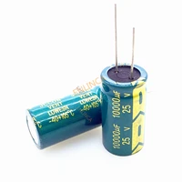50pcs 25v 10000uf 1835 low esr high frequency aluminum electrolytic capacitor 10000uf 25v 20