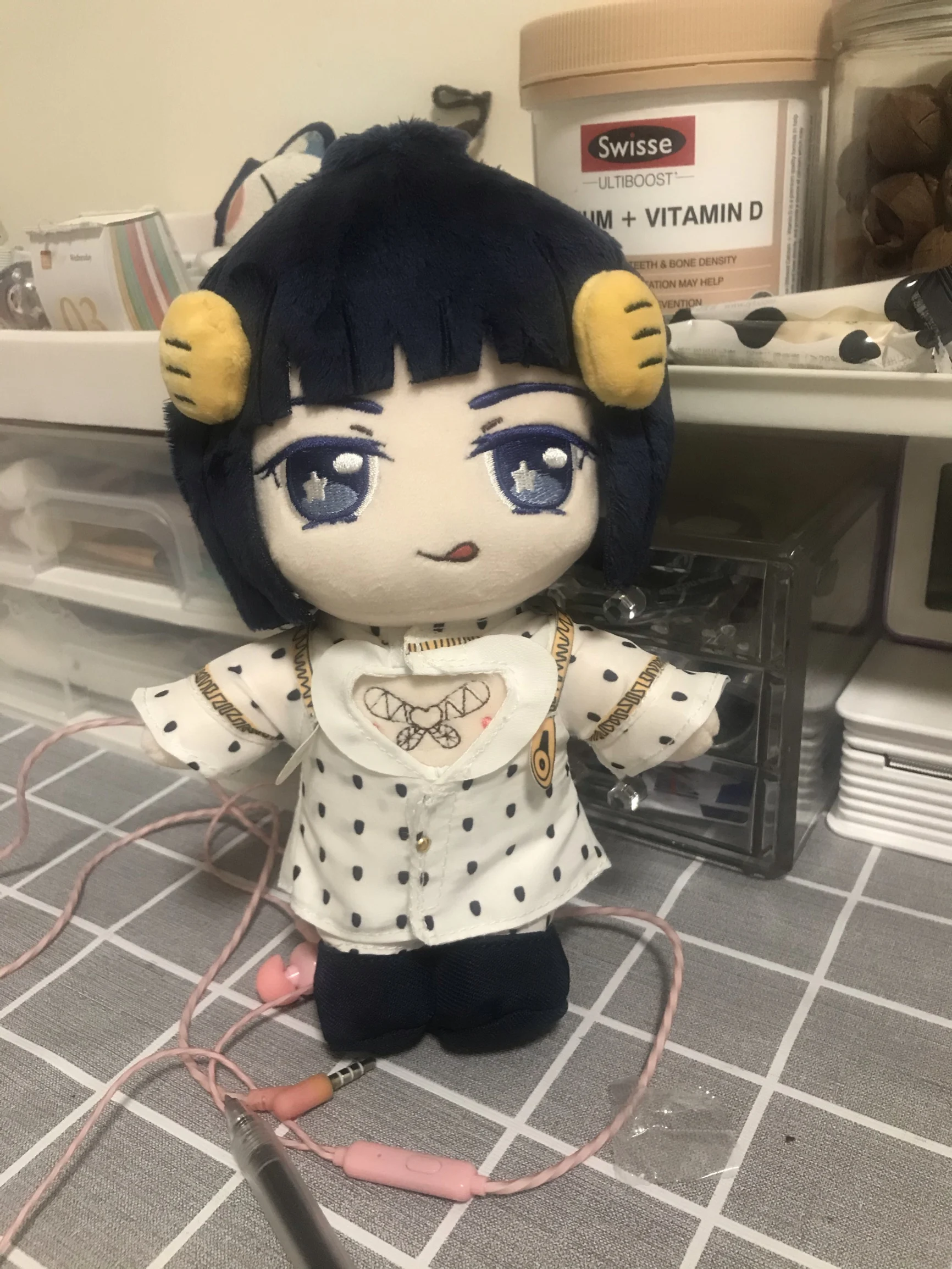 

Anime JoJo's Bizarre Adventure Bruno Bucciarati Cosplay Cute Plush Stuffed Change Dolls Toy 20cm Plushie Doll Xmas Birthday Gift