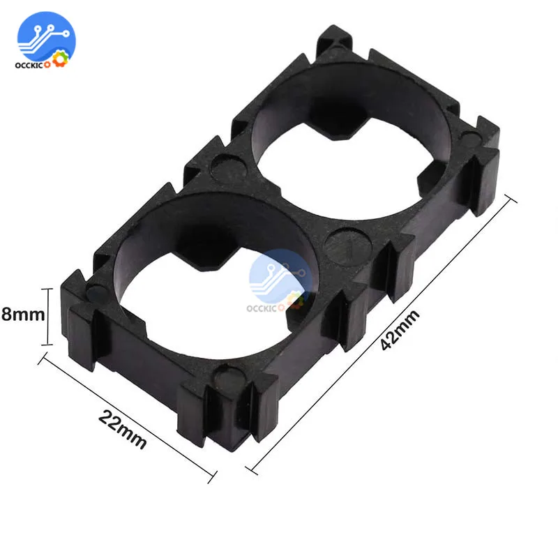 2pcs 1x2 1x3 3x6 3x5 4x5 18650 Lithium Battery ABS Holder Bracket 2 3 18 15 20 Cells Spacer Heat Shell for Pack Charging |