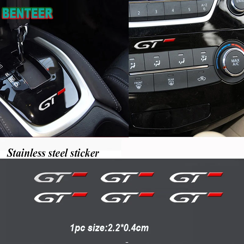

2pcs/5pcs/10pcs stainless steel car sticker For Peugeot Rifter 106 107 108 206 208 308 408 508 2008 3008 4008 5008