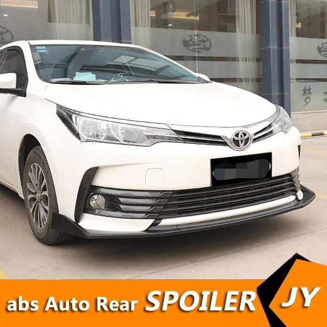 Для TOYOTA Corolla Body kit спойлер 2017-2018 для ABS задний передний бампер диффузор защитные
