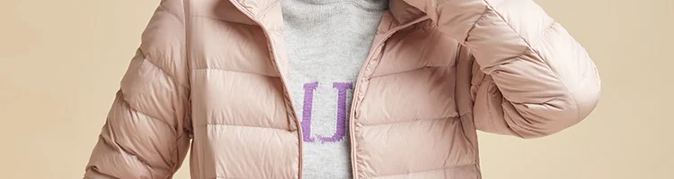 Xiaomi Yeation, женский пуховик, ультра-светильник, тонкий, новинка, Осень-зима, тонкий, короткий, теплый, белый, утиный пух, пальто, женская верхняя одежда