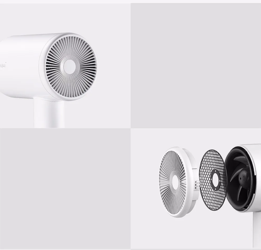 xiaomi mi jia zhibay Портативный анион HL3 1800 Вт 2 скорости температуры mi фен для путешествий xiaomi домашние комплекты