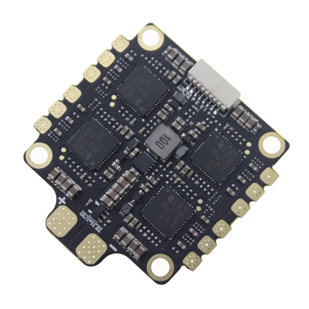 HAKRC ESC 4-в-1 50A с диагональю экрана 3-6S BLHeli_32 5V 3A BEC Dshot1200 мини Размеры ESC для DIY небольшой гоночный Дрон с видом от первого лица с отводом тепла