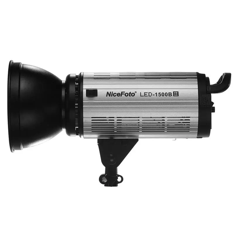 

NiceFoto LED-1500B II CRI 95+ 5500K Daylight LED Video Light Dual Power Supply Mobile APP 2.4G Remote Control 150W 200W Lamp