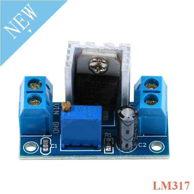 LM317 преобразователь напряжения понижающий модуль платы линейный регулятор