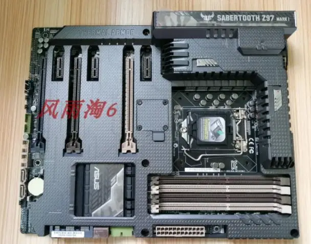Asus SABERTOOTH Z97 MARK 1 Материнская плата для настольного компьютера Socket LGA 1150 i7 i5 i3 DDR3 32 Гб