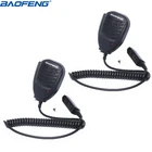 2 шт. Baofeng UV-9R водонепроницаемый динамик микрофон для BaoFeng UV-XR UV-9R Plus GT-3WP UV-5S Водонепроницаемый рация CB радио
