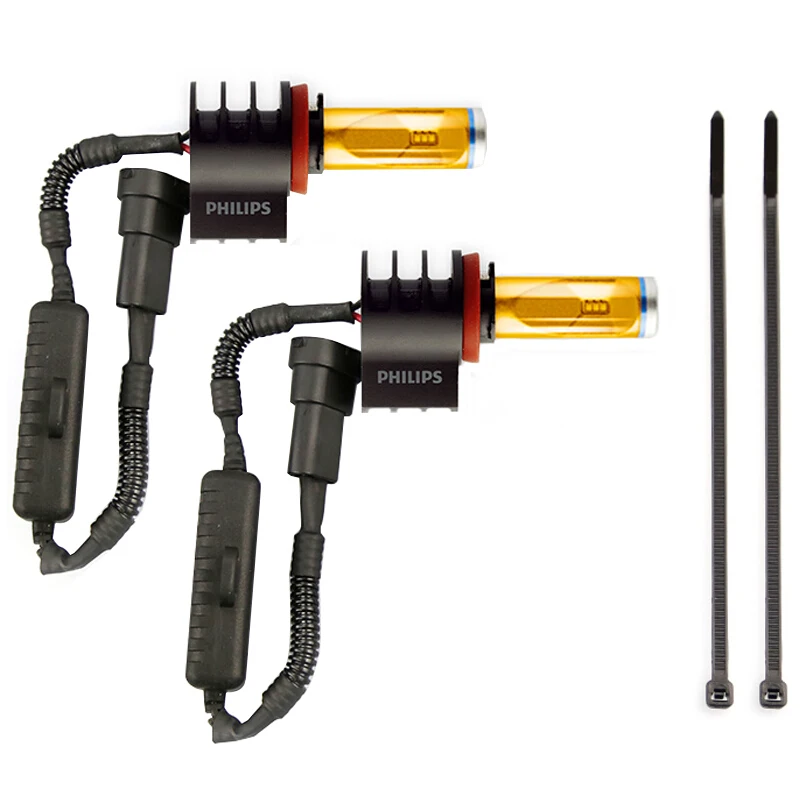 Philips 12 V H4 H7 H11 HB3 HB4 H1R2 9005 9006 9012 6000 K + 200% более яркие фары H8 H16 противотуманная