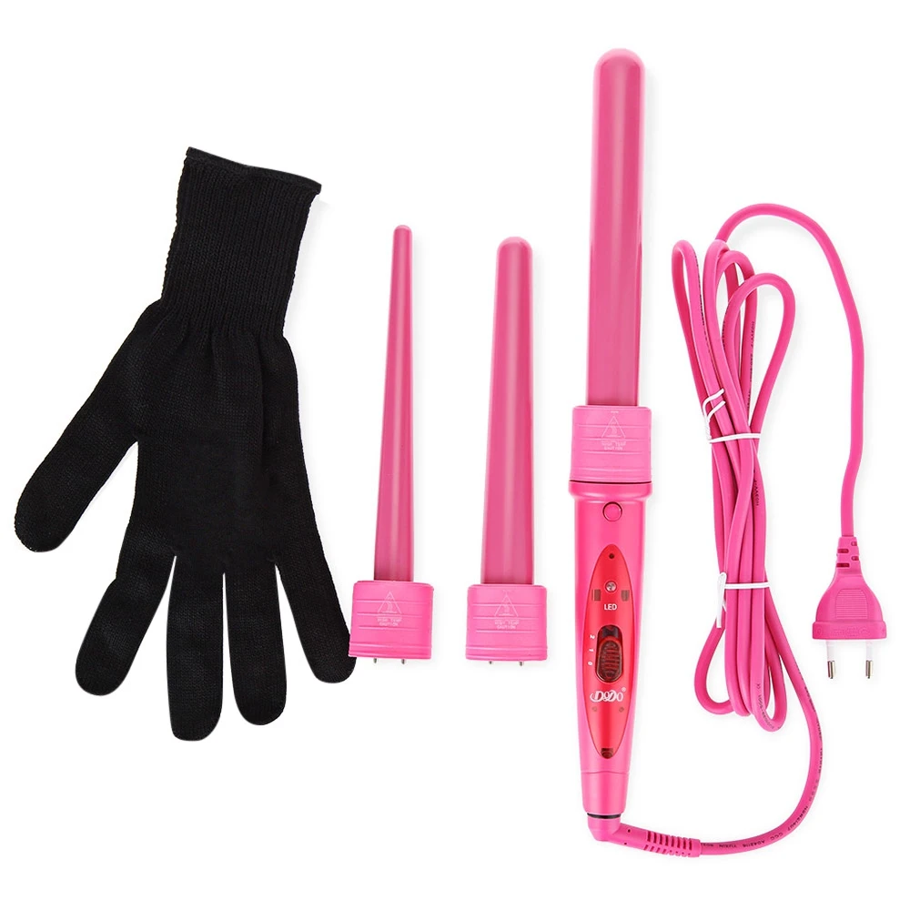 Hair Curler 5 in 1 Curling Wand iron Interchangeable Heads Hair Curly Roller Styler curlers magic 2023