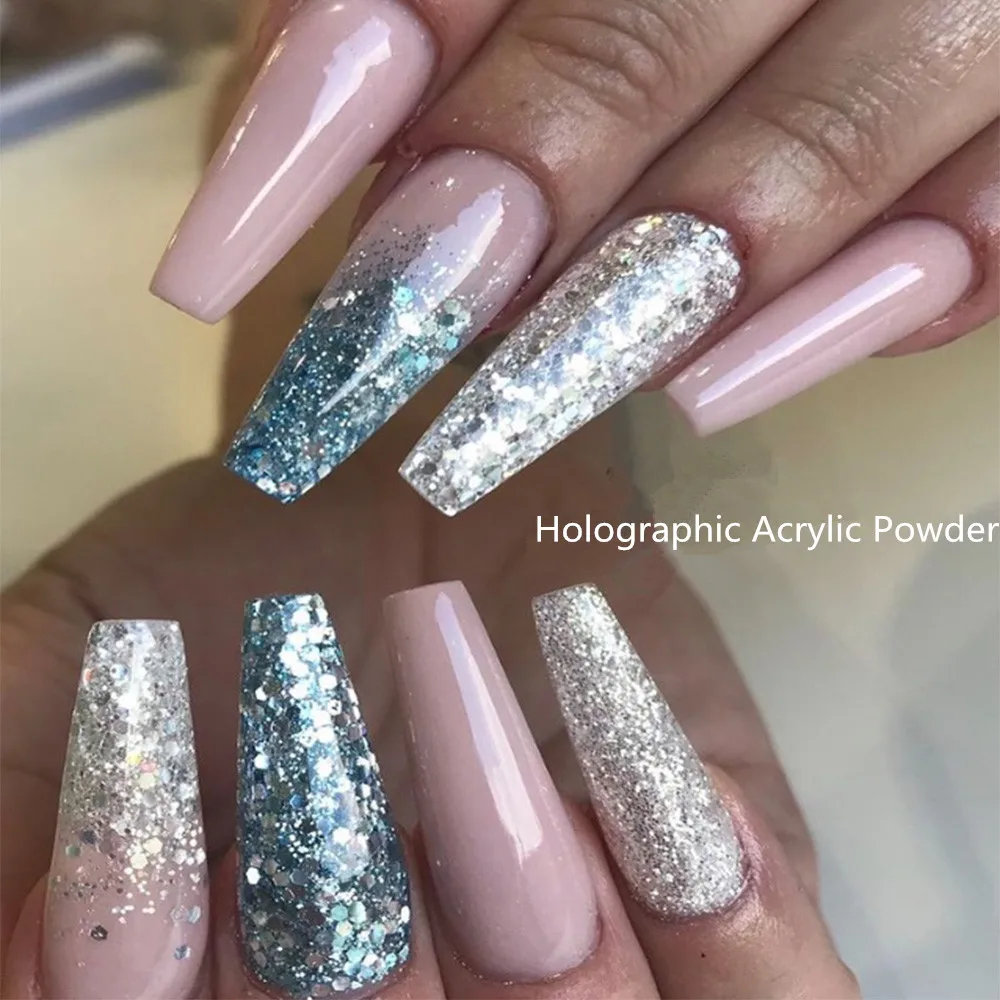 Акриловая пудра для наращивания ногтей LOVCARRIE профессиональная система пыль